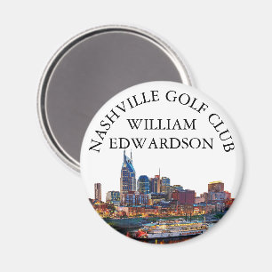 Aimant Enseigne de club de golf personnalisée Nashville S