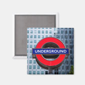 Aimant Enseigne de métro réfrigérateur (Recto/Verso)