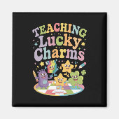 Aimant Enseignement Lucky Charms Enseignant St Patricks D (Devant)