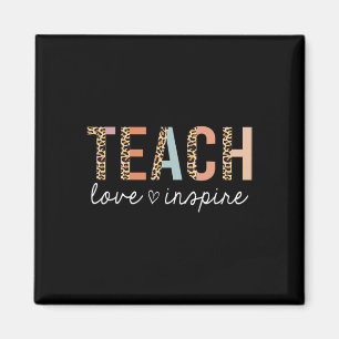 Aimant Enseigner Amour Inspirer Léopard Ck À l'École Mign