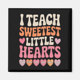 Aimant Enseigner aux plus doux petits coeurs Prof Groovy