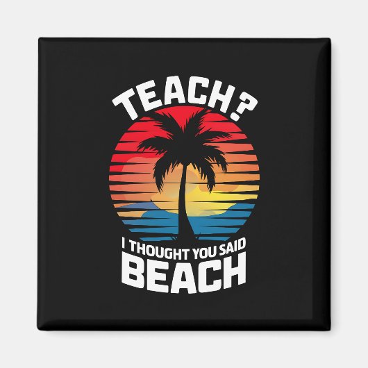 Aimant Enseigner Je pensais que vous aviez dit Professeur (Devant)