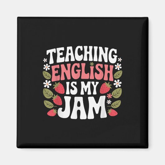 Aimant Enseigner L'Anglais Est Mon Professeur De Jam De R (Devant)