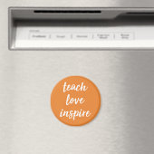 Aimant Enseigner l'inspiration d'amour | Phrase inspirant (In Situ (Lave-vaisselle))