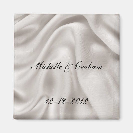 Aimant Ensemble d'aimants de mariage crème (Devant)
