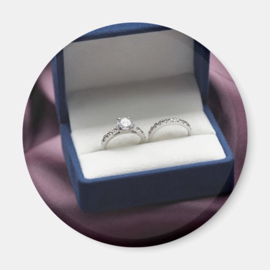 Aimant Ensemble d'anneaux mariages (Devant)