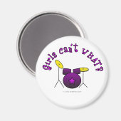 Aimant Ensemble de tambours - violet (Recto/Verso)