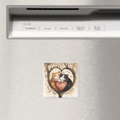 Aimant Ensemble Meow et Fur-Ever Amour qui dure (In Situ (Lave-vaisselle))