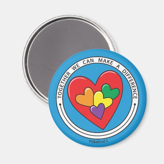 Aimant Ensemble, Nous Pouvons Faire Une Différence 3_ Mag (Recto/Verso)