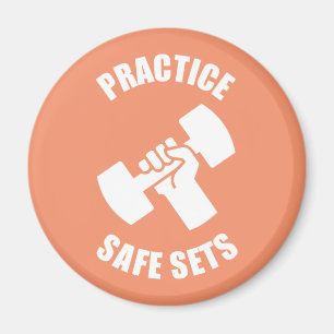 Aimant Ensembles sûrs de pratique - humour de gymnase