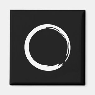 Aimant Enso, Zen, Cercle, Symbole, Bouddhisme, Bouddha, M