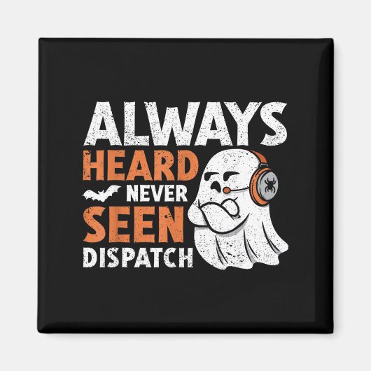 Aimant Entendu Vu Dispatch Effrayant Halloween Mignon Fan (Devant)