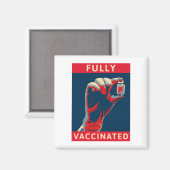 Aimant Entièrement vacciné (Recto/Verso)