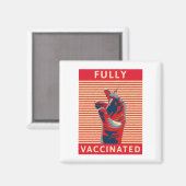 Aimant Entièrement vacciné (Recto/Verso)