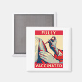 Aimant Entièrement vacciné (Recto/Verso)