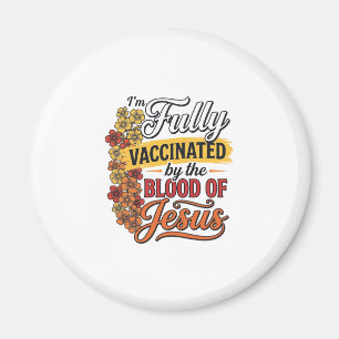 Aimant Entièrement vacciné par le sang de Jésus conceptio
