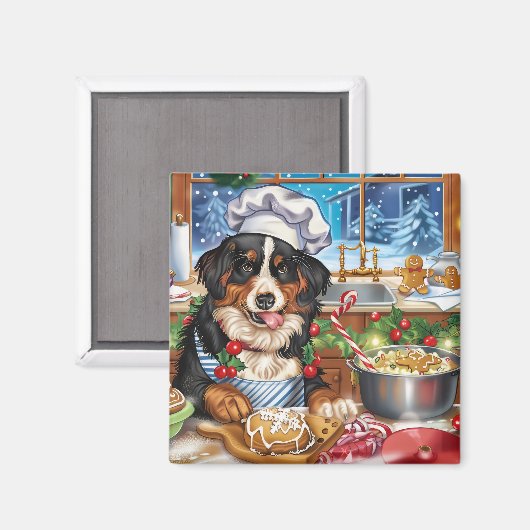 Aimant Entlebucher Mountain Holiday Baking : Festif (Recto/Verso)