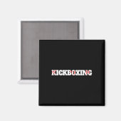 Aimant Entraînement de combat de cage de kickboxing (Recto/Verso)