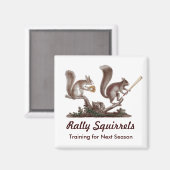 Aimant Entraînement des écureuils de rallye pour la saiso (Recto/Verso)