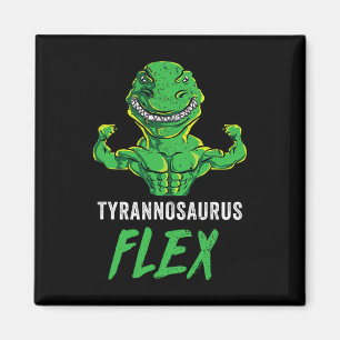 Aimant Entraînement T Rex Drôle Gym Dinosaure Haltérophil