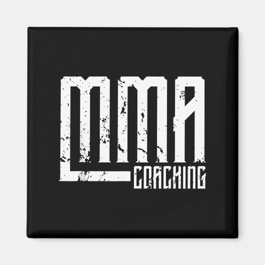 Aimant Entraîneur de coach de MMA Professeur (Devant)