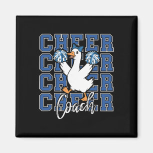 Aimant Entraîneur de drôle de cheer Goose Bleu Coquette B