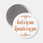 Aimant Entraîneur de gymnastique (Recto/Verso)