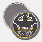 Aimant Entraîneur du GYM Power Training Fitness Custom (Recto/Verso)