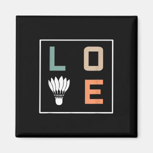 Aimant Entraîneur du joueur d'équipe Badminton Love