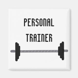 Aimant Entraîneur personnel avec haltère