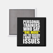 Aimant Entraîneurs et Trust Issues - Funny Workout (Recto/Verso)