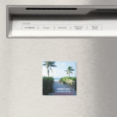 Aimant Entrée de la plage de Sombrero, Marathon, Floride  (In Situ (Lave-vaisselle))