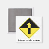 Aimant Entrée d'univers parallèle (Recto/Verso)