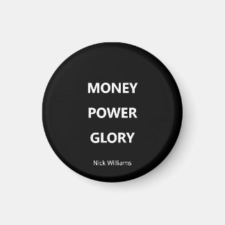 Aimant Entreprise motivationnelle Noir et Blanc