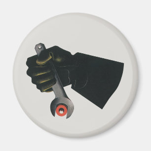 Aimant Entreprise vintage, Fabrication Usine Machiniste