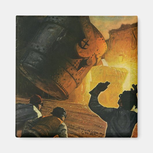 Aimant Entreprise Vintage, Industrie de la Fabrication d' (Devant)