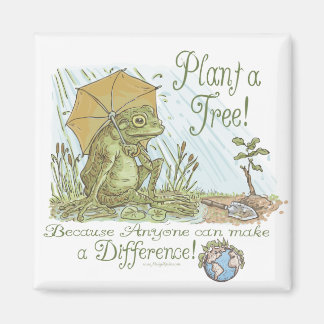 Aimant Enviro Frog Plante un arbre Jour des terres