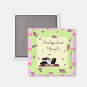 Aimant Envoi de bonnes pensées (Recto/Verso)