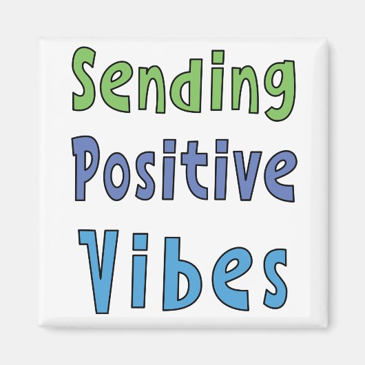 Aimant Envoi de vibrations positives (Devant)