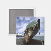 Aimant Épave À Navire Sur Le Rivage (Recto/Verso)