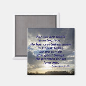 Aimant Éphésiens 2:10 (Recto/Verso)