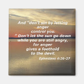 Aimant Éphésiens 4:26-27 (Devant)