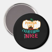 Aimant Épice citrouille Et Tout Beau Amour Automne Fami (Recto/Verso)