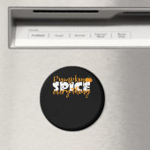 Aimant Épice citrouille Tout Halloween Drôle (In Situ (Lave-vaisselle))