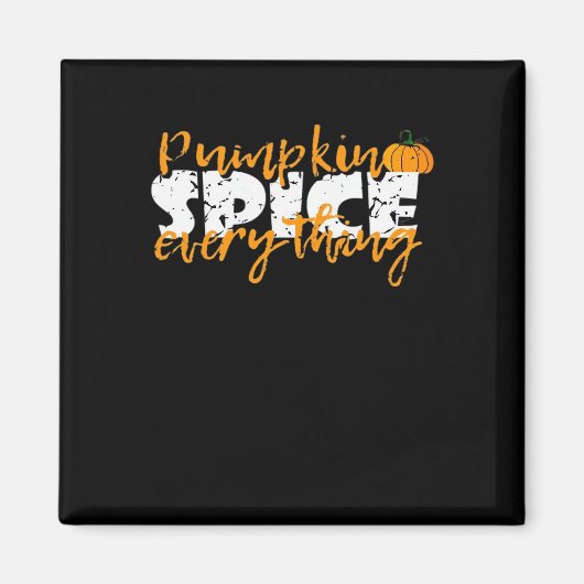 Aimant Épice citrouille Tout Halloween Drôle (Devant)