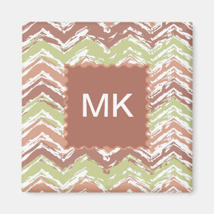 Aimant Épice de scribble Chevron ZigZag