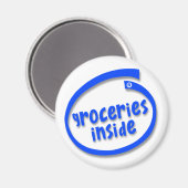 Aimant Épicerie à l'intérieur (Recto/Verso)