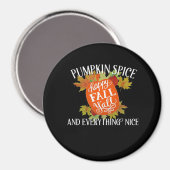 Aimant Épices citrouilles Et Tout Nice Automne Classique (Recto/Verso)