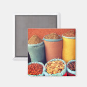 Aimant épices marocaines (Recto/Verso)