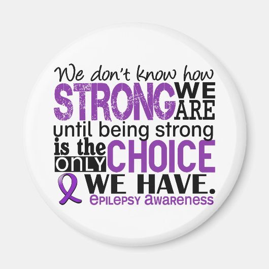 Aimant Epilepsie : Nous sommes forts (Devant)